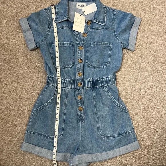 Show Me Your MuMu Canon Denim Romper - Picture 11 of 12